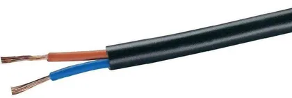 KAABEL ELPAR MSOY 2X0,75MM2 VALGE R100 ÜMAR H03VV-F